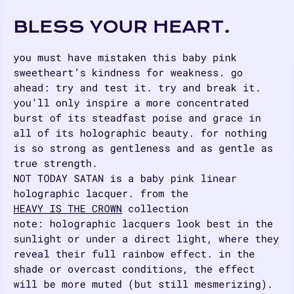 Mooncat Pearl Clutcher and Not Today Satan Nail Polish Set - Picture 8 of 15